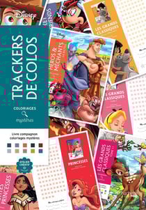 Livre compagnon : Les trackers de coloriages mystères Disney