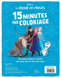 LA REINE DES NEIGES - 15 minutes par coloriage (dès 3 ans) - Disney