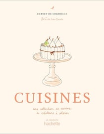 Colo Zoé 1 CUISINE : Une collection d'intérieurs de créateurs à colorier
