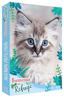 Agenda scolaire 2025-2026 Hachette jeunesse - 12 x 17,7 cm - Bienvenue au refuge