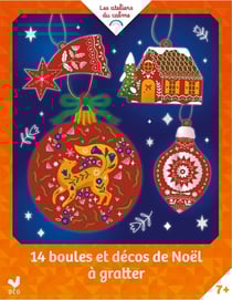 14 boules et décos de Noël à gratter