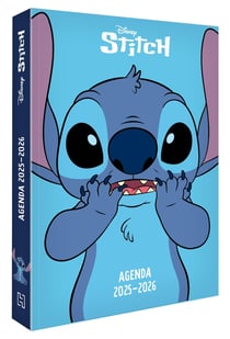 Agenda scolaire 2025-2026 Disney Hachette - 12,5 x 17,6 cm - Stitch