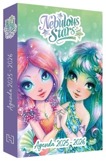 Agenda scolaire 2025-2026 Hachette Jeunesse - 12,5 x 17,6 cm - Nebulous Stars