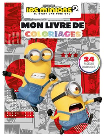 MINIONS 2 -Mon livre de coloriages