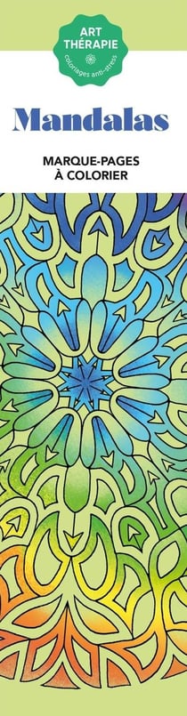 Marque-pages art-therapie mandalas