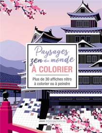 Paysages zen du monde à colorier