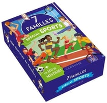 Jeu de cartes 7 familles - Spécial sports avec un jeu de Mistigri - Larousse