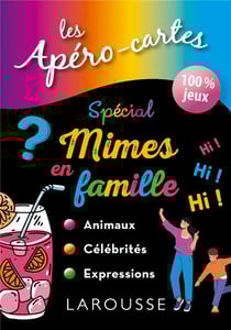 Apéro-cartes spécial mimes en famille