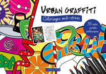 Urban graffiti - Coloriages anti-stress - 36 cartes postales prédécoupées - Larousse