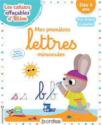 Les cahiers effacables d'olive - mes premieres lettres minuscules