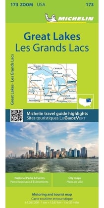 Carte Zoom Great Lakes - Les Grands Lacs