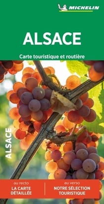 Carte touristique et routière Michelin - Alsace