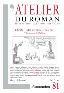 L'atelier du roman 81