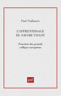 L'apprentissage du savoir vivant