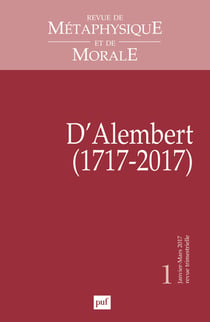 Revue de métaphysique et de morale n.1 (édition 2017)