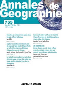 Revue Annales de géographie n.755 : Varia