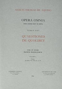 Quaestiones de quolibet - tome 25