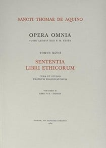 Opera omnia - tome 47 sententia libri ethicorum