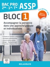 Les parcours pro : ASSP - bloc 1 : 2de, 1re, tle Bac Pro ASSP - pochette élève (édition 2023)