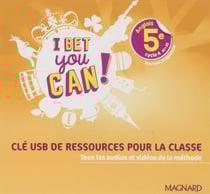 I Bet You Can! Anglais 5e (2018) - Clé USB ressources classe
