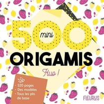 500 mini origamis fluo