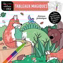 Mes coloriages sur papier magique - animaux fantastiques