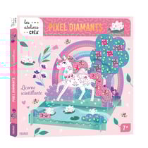 Licorne scintillante en pixel diamants - Ateliers Créa