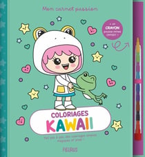 Mon carnet passion – Coloriages kawaii
