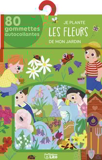 80 Gommettes Autocollantes - Je plante les fleurs