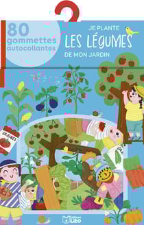 80 Gommettes Autocollantes - Je plante les légumes de mon jardin