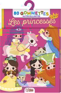 Les princesses - 80 gommettes autocollantes
