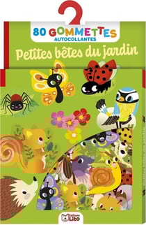Petites bêtes du jardin - 80 gommettes autocollantes