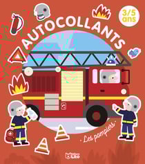 Autocollants 3/5 ans - les pompiers