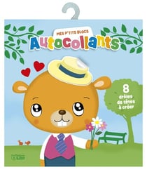 Mes p'tits blocs autocollants - 8 drôles de têtes à créer