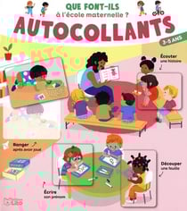 Que font-ils à l'école maternelle ? - autocollants