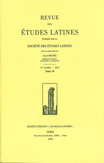 Revue des études latines