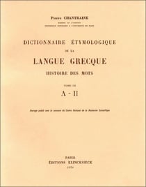 Dictionnaire étymologique langue grecque : [Lambda-pi]