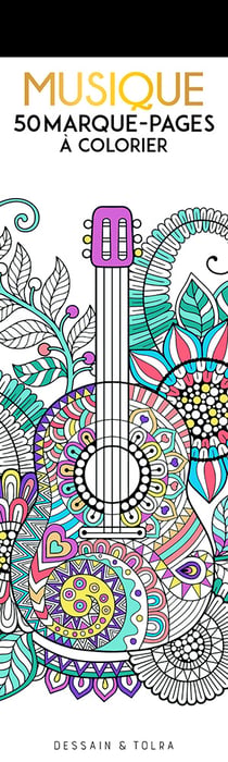 Marque-pages à colorier - Musique - Dessain & Tolra