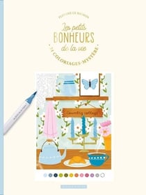 Les petits bonheurs de la vie - coloriage mystère luxe