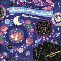 Attrape-rêve phosphorescent - 4 cartes à gratter