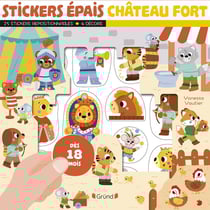 Stickers épais - château fort