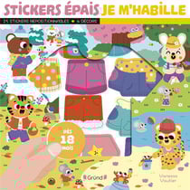 Pochette de stickers épais Grund - Je m'habille