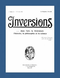 "inversions" suivi de "l'amitie" - une autre histoire de la premiere revue gay francaise