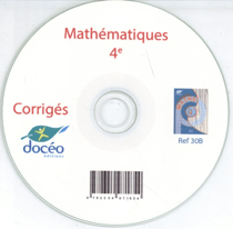 Mathématiques 4eme Enseignement Adapté-Corrections Clé USB