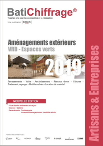 Base de prix btp - artisans et entreprises - amenagements exterieurs - vrd - espaces verts