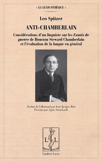 Anti-chamberlain - considerations d'un linguiste sur les "essais de guerre" de houston steward chamb