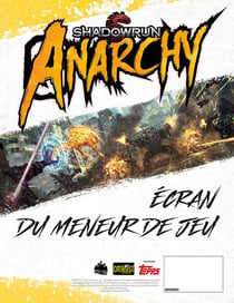 Shadowrun Anarchy - Écran du MJ - Black Book Éditons