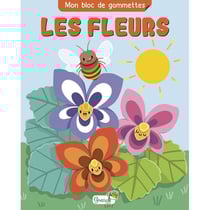 Mon bloc de gommettes - Les fleurs