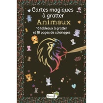Animaux - Cartes magiques à gratter