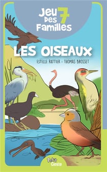 Jeu 7 familes - Les oiseaux
